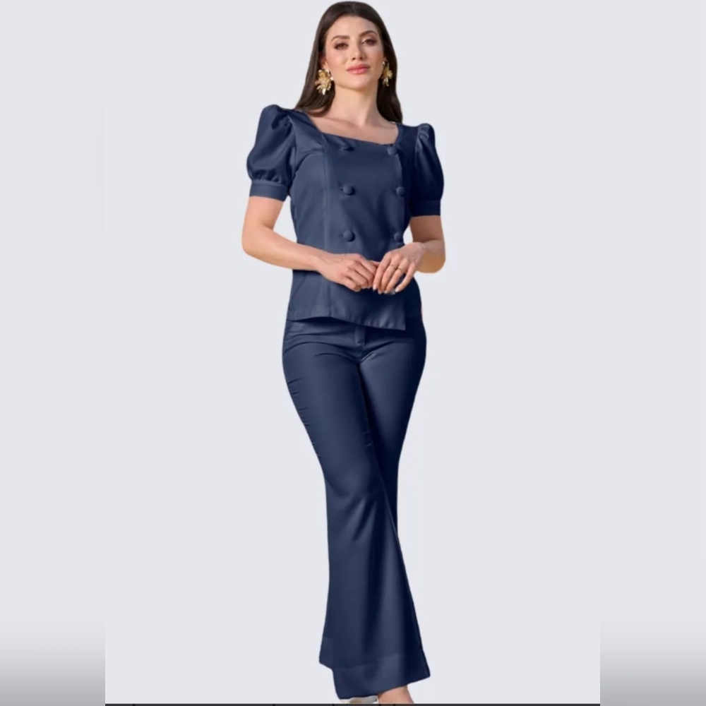 Clara Scrubs Pant. Large. Navy. Does Not Exactly Match The Top Listed Separately